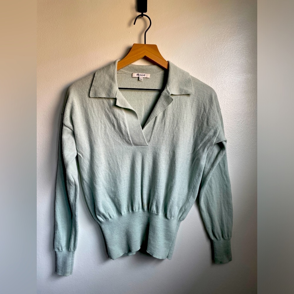 Madewell Light Green Sweater